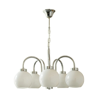 Industrial Globe Pendant Ceiling Fixture Lamp Metal and Glass Chandelier Hanging Light Fixture