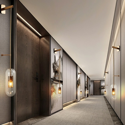 Modern Geometric Wall Sconces Glass 1-Light Wall Sconce Lighting Indoor