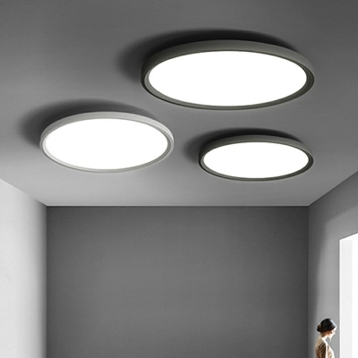 Aluminum Flush Mount Light Fixture Modern Flush Lighting for Living Room