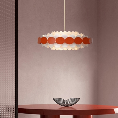 Contemporary Circular Chandelier Light Fixtures Metal Ceiling Chandelier