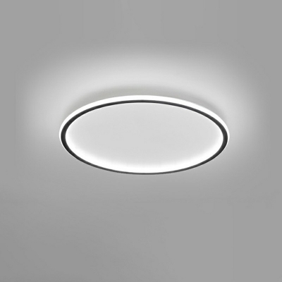 Metal Round Flush Mount Lighting with Acrylic Shade Flush Ceiling Light