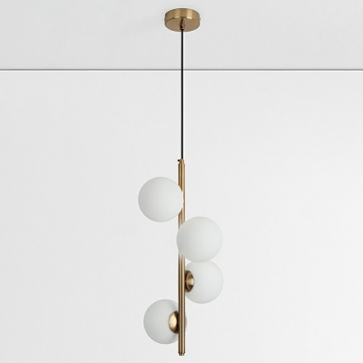Metal Suspended Lighting Fixture Modern Chandelier Pendant Light for Living Room
