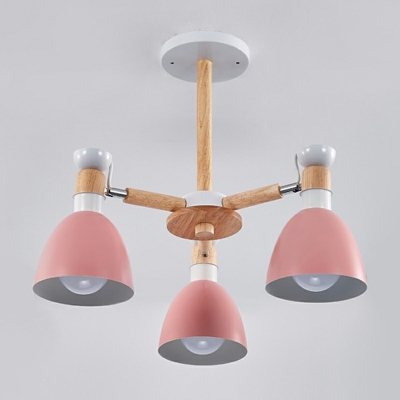 Modern Macaron Chandelier Lighting Fixtures Nordic Style Suspension Light for Living Room