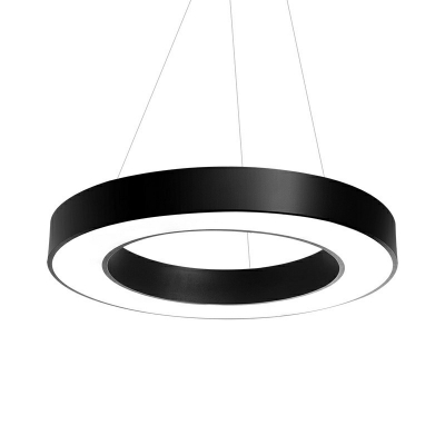 1-Light Pendant Lights Modernism Style Geometric Shape Metal White Light Ceiling Lamp