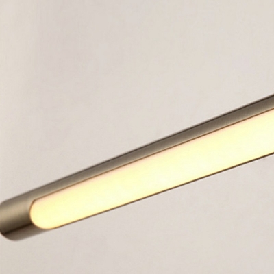1-Light Vanity Lighting Contemporary Style Linear Shape Metal Wall Mount Light Fixture
