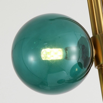Modern Glass and Metal Pendant Lighting Fixtures Minimalism Chandelier Pendant Light