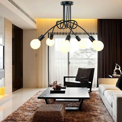 Modern Metal Chandelier Light Fixtures Minimalist Pendant Lighting Fixtures for Bedroom
