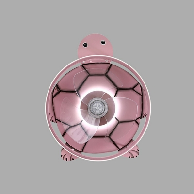 Modern Multi-Shapes Ceiling Fan Light Third Gear Metal LED Fan Light for Children’s Room