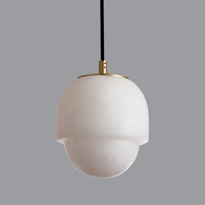 Nordic Style Hanging Pendant Lamp Modern Stone Suspension Light for Bedroom