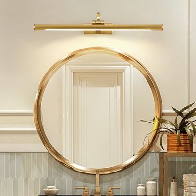 1 Light Vanity Lighting Ideas Modern Style Natural Light Acrylic Vanity Mirror Lights for Bathroom