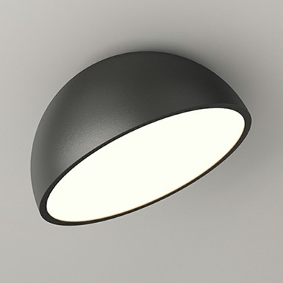 Bowl Shape Modern Flush Ceiling Light Acrylic Shade Flush Ceiling Light Fixture