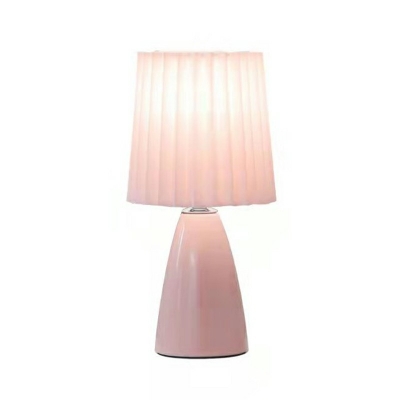 Contemporary Up Lighting Table Lamps Drum Single Light Bedroom Lamps