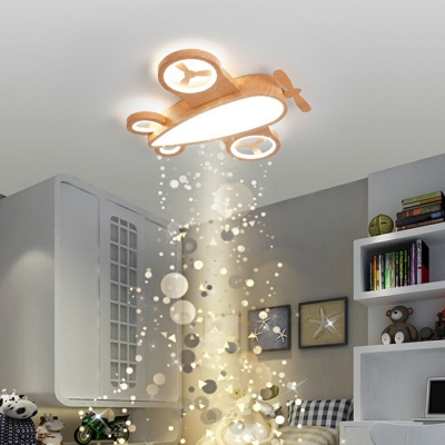 Flush Light Children's Room Style Acrylic Flush Mount Lighting for Living Room