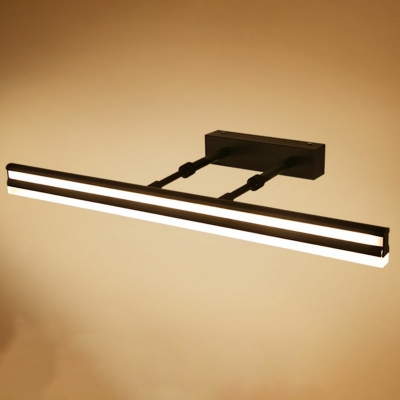 Linear Wall Sconce Lights Modern Metal Third Gear 1-Light Sconce Lights for Bathroom