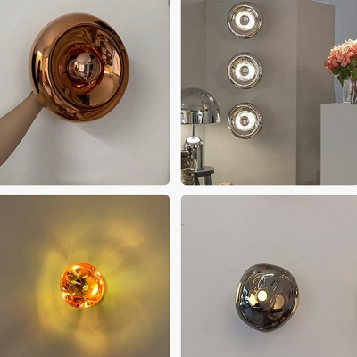 Modern Metal 1 Light Wall Sconces Light Fixtures Nordic Lighting Sconce for Living Room