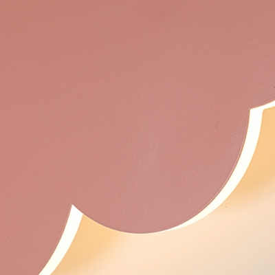 Modernist Clound Sconce Light Fixture Metallic Wall Mounted Light Fixture