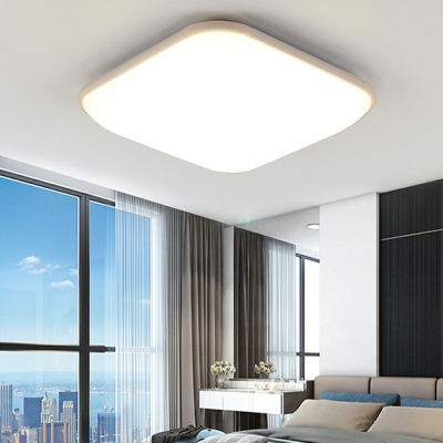 Simple LED Mount Ceiling Lights Geometric Close to Ceiling Lighting for Living Room