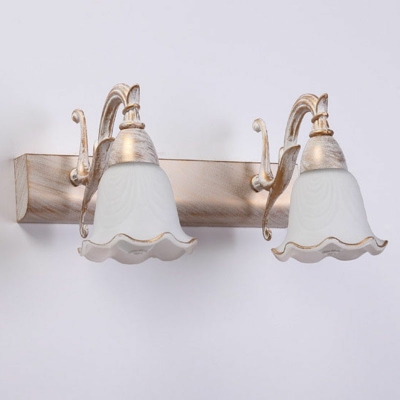 Vanity Lighting Traditional Style Glass Vanity Wall Sconce for Bathroom