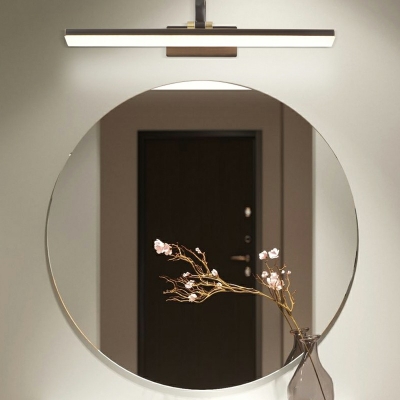 Contemporary Style Swing Arm Third Gear Bathroom Lighting Metal Led Lights for Vanity Mirror