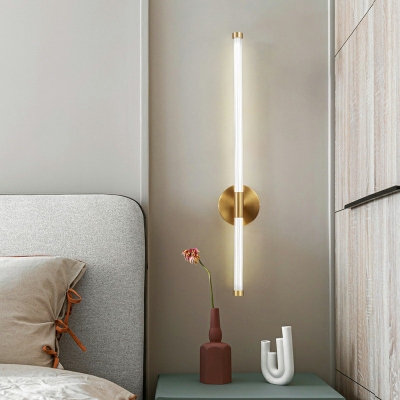 1 Light Sconce Light Modern Style Acrylic Wall Lighting Fixtures For Bedroom