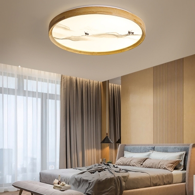 Flush Mount Modern Style Acrylic Flush Light Fixtures for Living Room