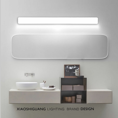Vanity Lighting Ideas Contemporary Style Plastic Vanity Lighting for Bathroom