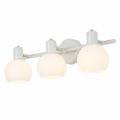 Contemporary Globe Wall Sconce Lights Glass Sconce Lights for Bathroom