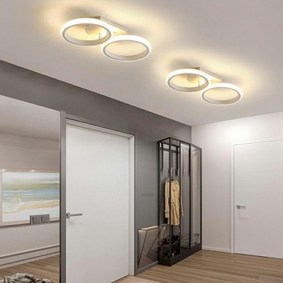 Geometrical Shape Flush Mount Light Modern Flush Lighting for Bedroom