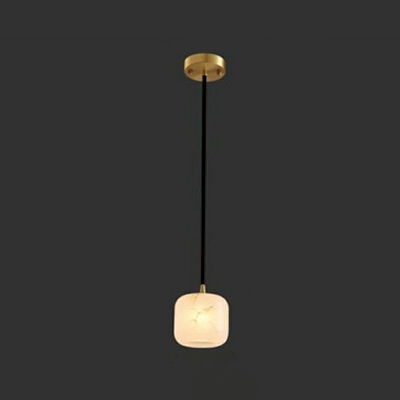 Nordic Style Hanging Pendant Lamp Modern Stone Suspension Light for Bedroom