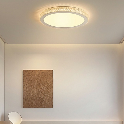 Contemporary Flush Mount Ceiling Light Simple Lighting for Bedroom