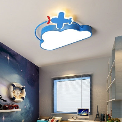 Flush Light Fixtures Children's Room Style Acrylic Flush Light for Living Room
