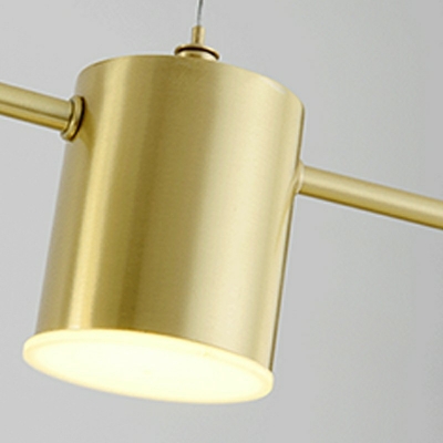 Linear Island Lighting Fixtures Modern Minimalism Hanging Chandelier for Dining Room
