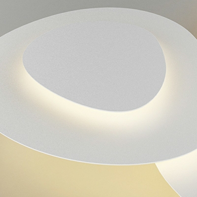 Modern Flush Mount Light Acrylic White Ceiling Light for Bedroom
