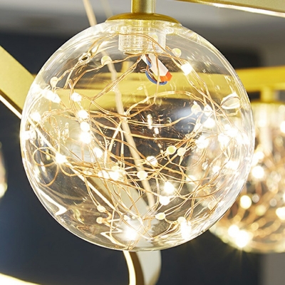 Modern LED Suspension Pendant Light Basic Gold Chandelier Lighting Fixtures for Living Room