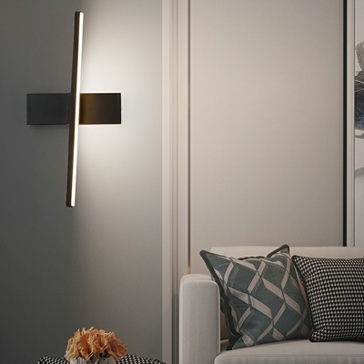Modernist Metal Wall Mounted Light Fixture Linear Wall Lighting Fixtures