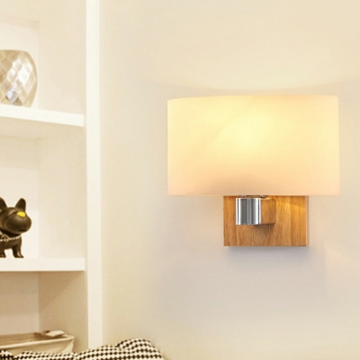 Wall Light Fixture Modern Style Glass Wall Sconce Lighting For Living Room