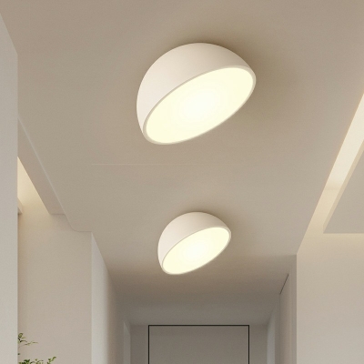 Bowl Shape Modern Flush Ceiling Light Acrylic Shade Flush Ceiling Light Fixture