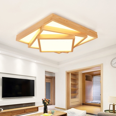 Flush Mount Lamp Modern Style Acrylic Flush Light Fixtures for Living Room