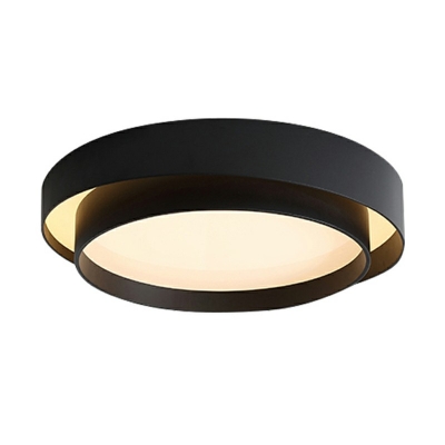 Nordic Style Led Flush Mount Light Fixture Modern Minimalism Close to Ceiling Lamp for Bedroom