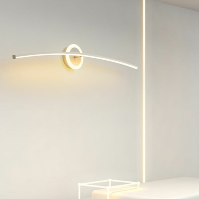 Contemporary Vanity Mirror Lights Ambient Lighting Metal LED Light For Bathroom