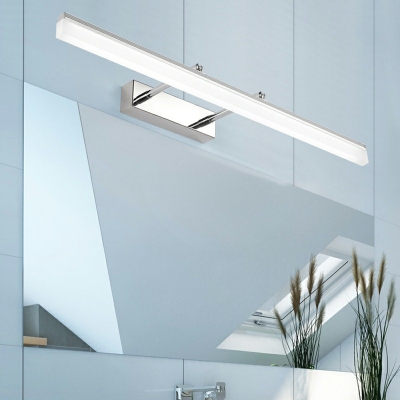 Linear Shape Vanity Light Adjustable Wall Mounted Light Modern for Bathroom
