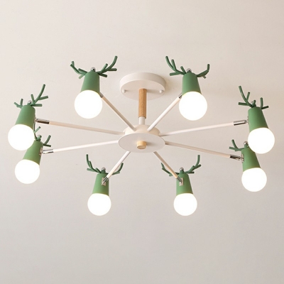 Modern Minimalist Pendant Chandelier Nordic Style Hanging Ceiling Light for Living Room