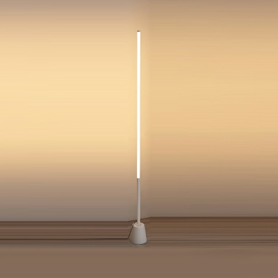 Modern Style Standard Lamp Linear Shade Acrylic Floor Stand Lamp for Living Room