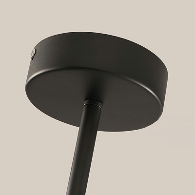 21-Light Hanging Light Fixture Minimal Style Globe Shape Glass Pendant Chandelier