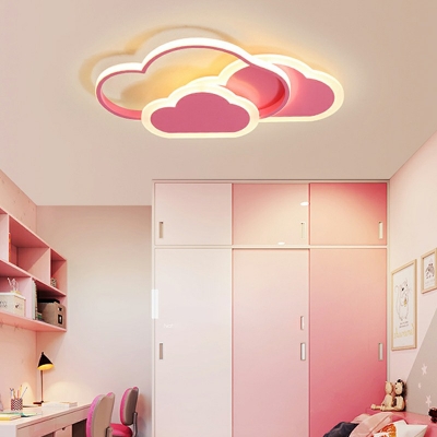 Flush Mount Lamp Children's Room Style Acrylic Flush Mount Lights for Living Room