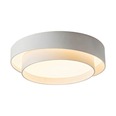 Nordic Style Led Flush Mount Light Fixture Modern Minimalism Close to Ceiling Lamp for Bedroom