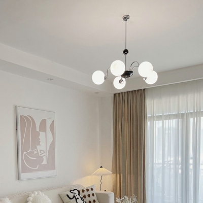 Sphere Chandelier Lights Vintage Glass Chandelier Lighting for Living Room