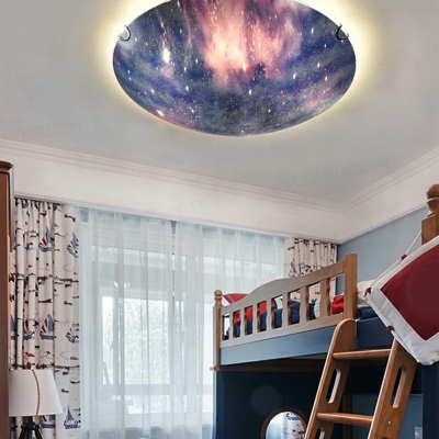 Creative Flush Mount Ceiling Light Fixtures Modern Kid's Room Close to Ceiling Lighting