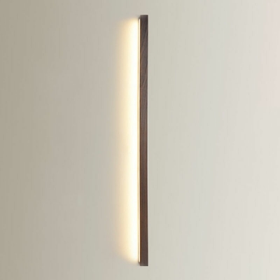 Minimalistic Third Gear Linear Vanity Light Fixtures Metal and Wood Led Lights for Vanity Mirror