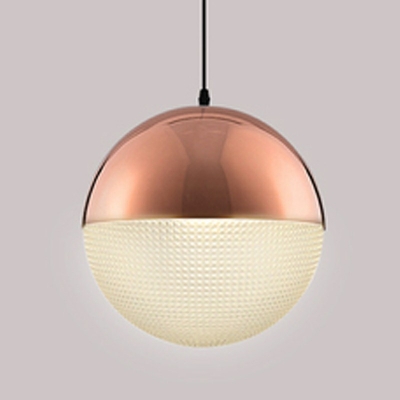 Pendulum Pendant Ceiling Lights Modern Style Glass 1-Light Ceiling Pendant Light in Pink